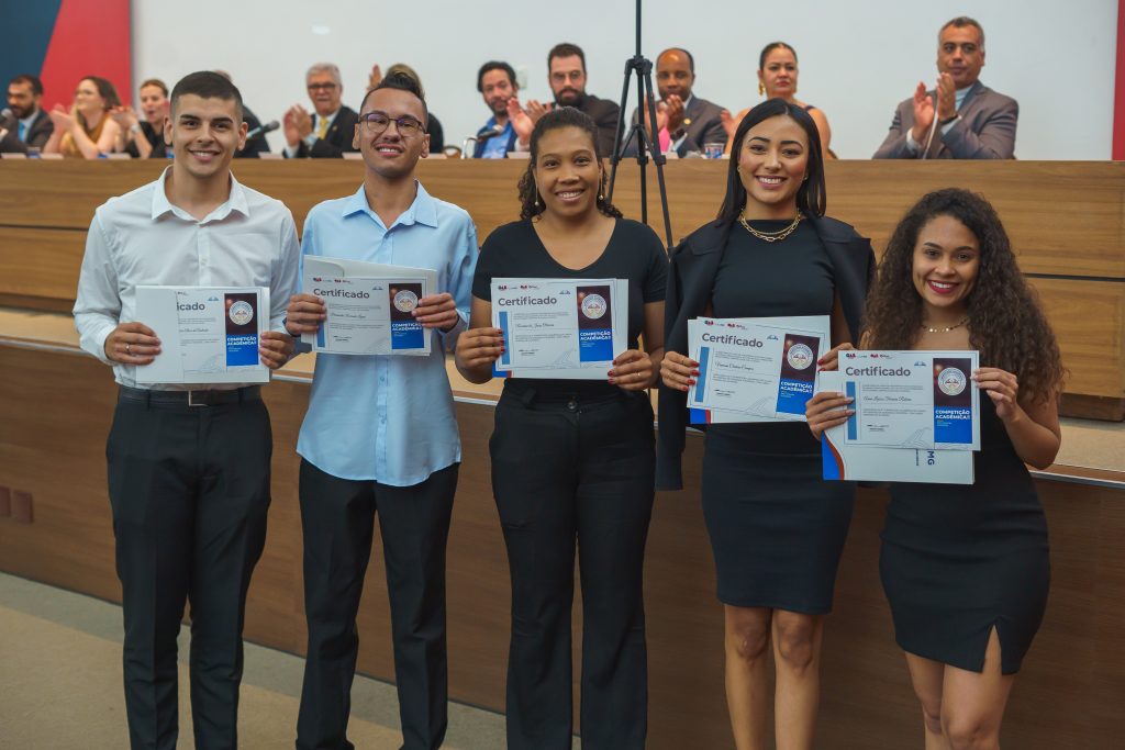 A campeã na área Penal, foi a turma da Faculdade de Sabará (Crédito: Mateus Gomes/CAAMG)