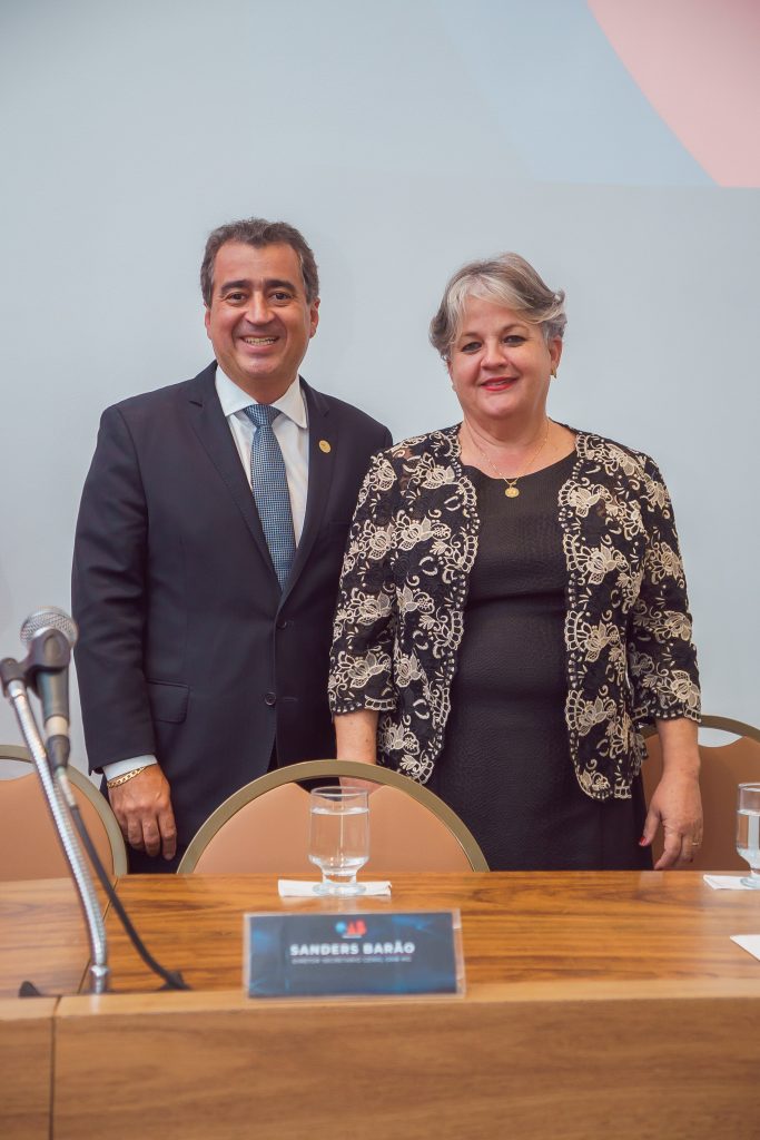 Presidente ângela botelho discursa em solenidade de posse das comissões da oab-mg triênio 2025-2027
