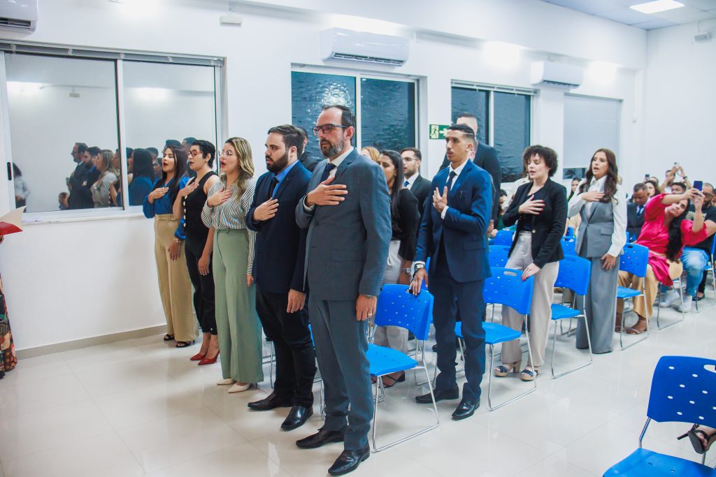 Presidente ângela botelho é paraninfa em entrega de carteiras da 100ª subseção