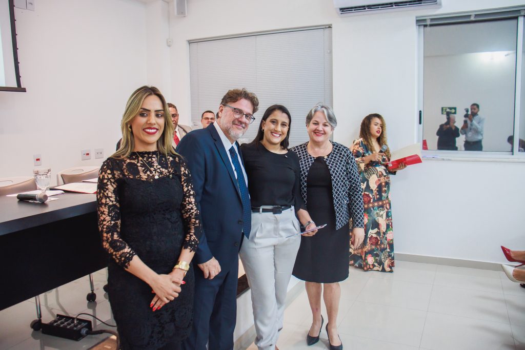 Presidente ângela botelho é paraninfa em entrega de carteiras da 100ª subseção