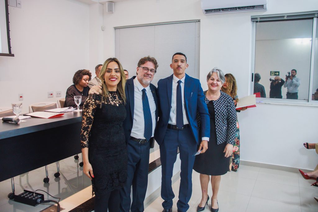 Presidente ângela botelho é paraninfa em entrega de carteiras da 100ª subseção