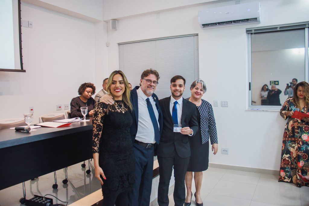 Presidente ângela botelho é paraninfa em entrega de carteiras da 100ª subseção