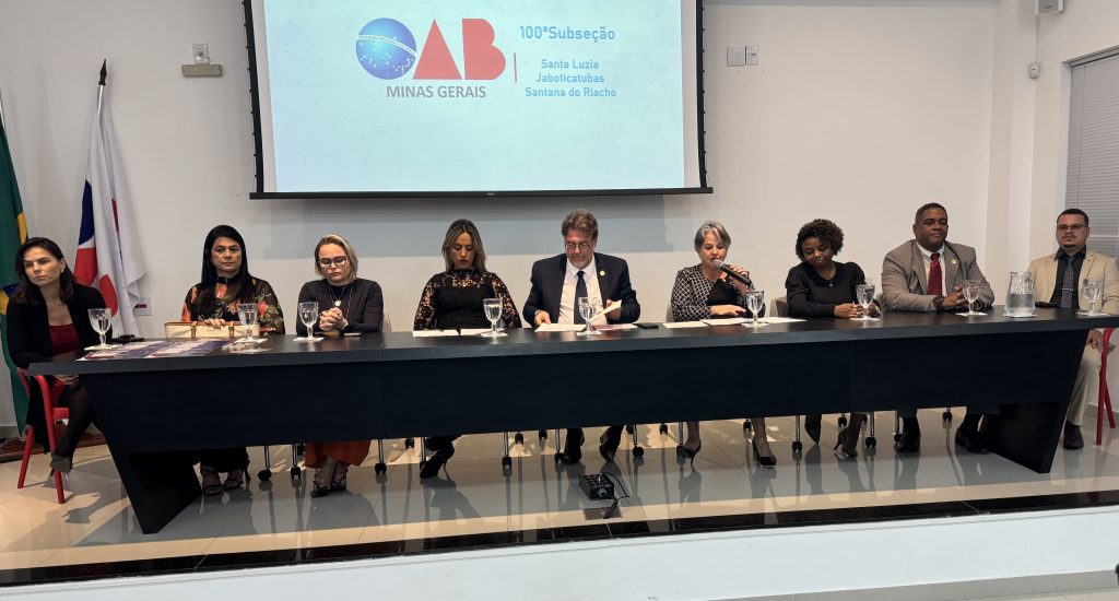 Presidente ângela botelho é paraninfa em entrega de carteiras da 100ª subseção